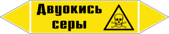 Маркировка трубопровода "двуокись серы" (пленка, 252х52 мм) - Маркировка трубопроводов - Маркировки трубопроводов "ГАЗ" - . Магазин Znakstend.ru