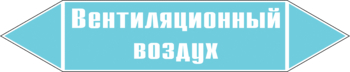 Маркировка трубопровода "вентиляционный воздух" (пленка, 358х74 мм) - Маркировка трубопроводов - Маркировки трубопроводов "ВОЗДУХ" - . Магазин Znakstend.ru